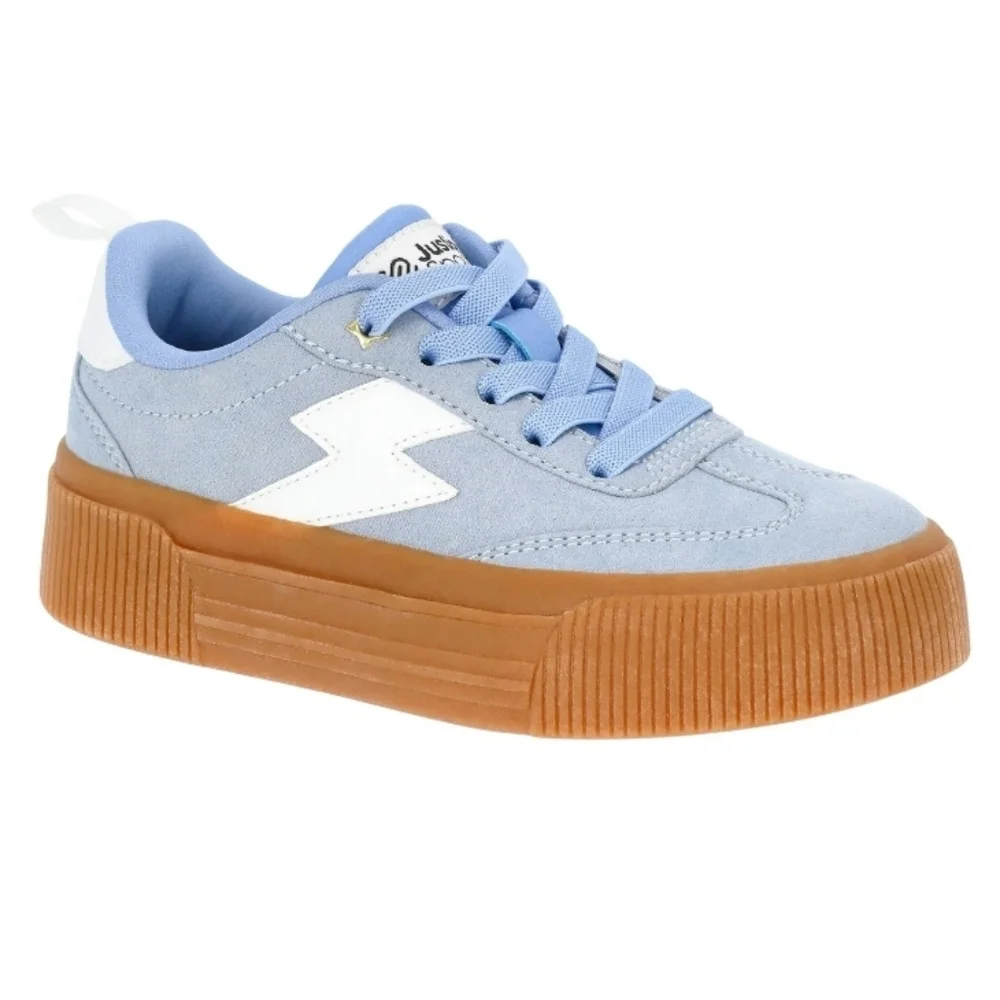 Justice Little Girl & Big Girl Platform Court Sneakers - Picture 1 of 3